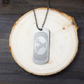BYU Cougar Fan Dog Tags Necklace