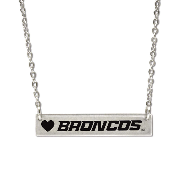 Fan Frenzy Gifts Boise St. Broncos Officially Licensed Bar Necklace