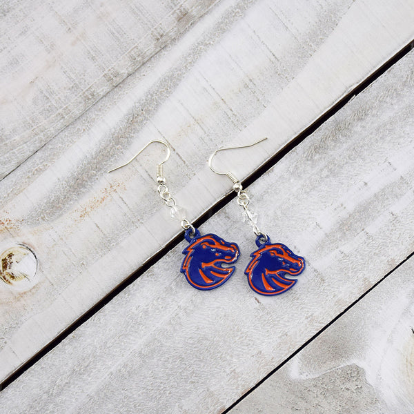 Fan Frenzy Gifts Boise St. Broncos Officially Licensed Fan Dangle Earrings