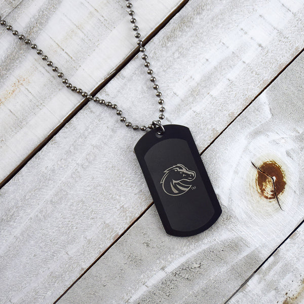 Fan Frenzy Gifts Boise St. Broncos Officially Licensed Dog Tag on Ball Chain