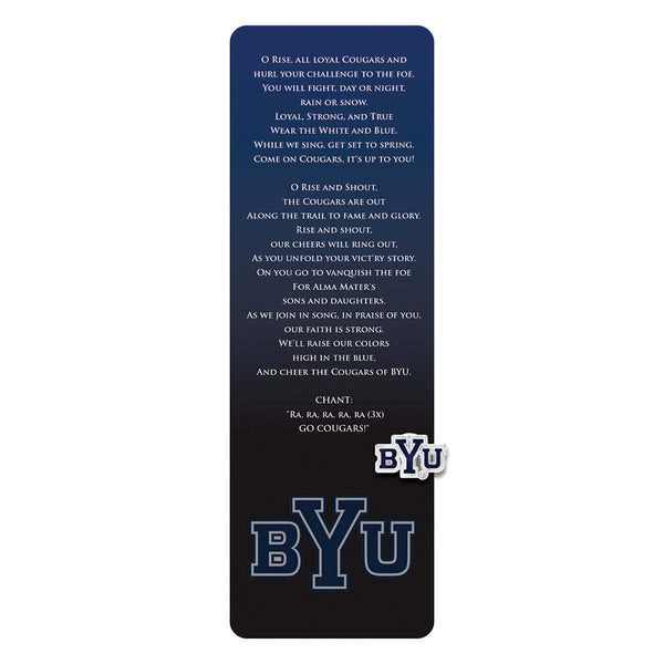 Fan Frenzy Gifts BYU Cougars Officially Licensed Fight Song Bookmark and Pin