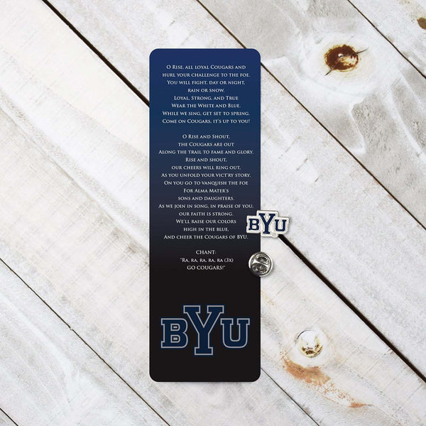 Fan Frenzy Gifts BYU Cougars Officially Licensed Fight Song Bookmark and Pin