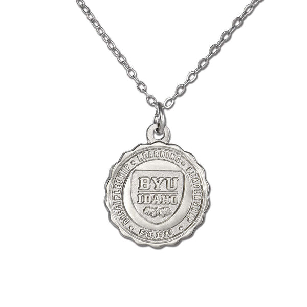 Fan Frenzy Gifts BYU Idaho Officially Licensed Crest Necklace