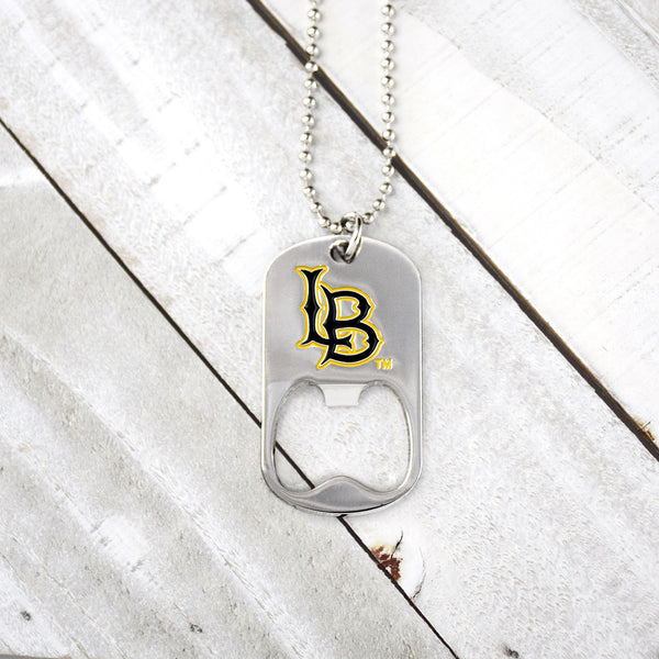 Fan Frenzy Gifts Cal State Long Beach Officially Licensed Bottle Opener Keytag
