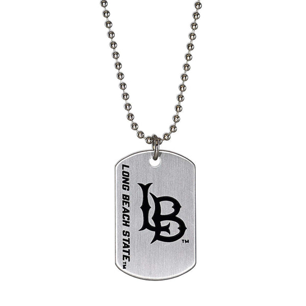 Fan Frenzy Gifts Cal State Long Beach Officially Licensed Dogtag on Ball Chain