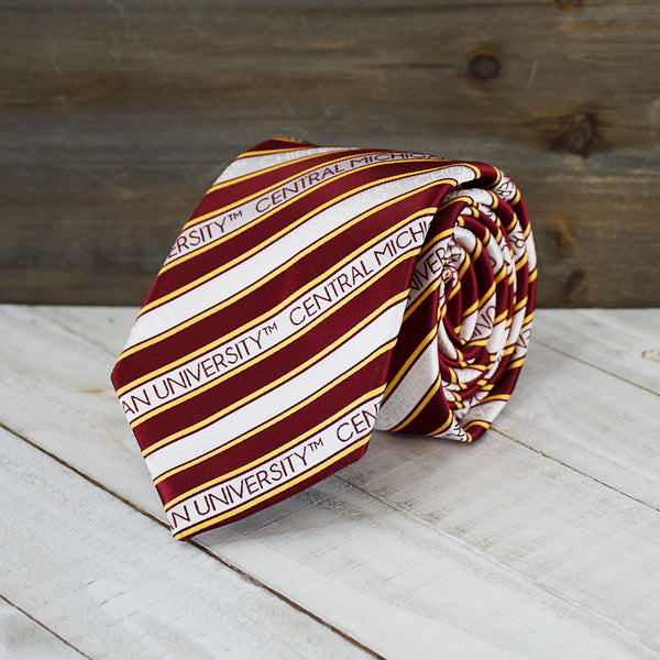 Fan Frenzy Central Michigan Chippewas Officially Licensed 62" Microfiber Men's Tie