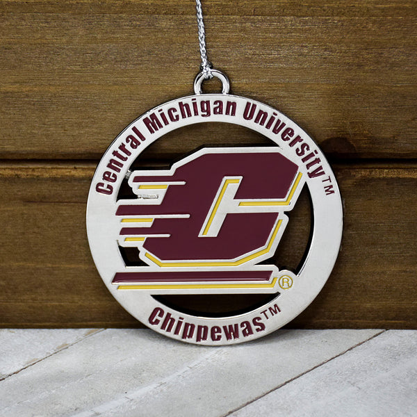 Fan Frenzy Gifts Central Michigan Chippewas Officially Licensed Ornament