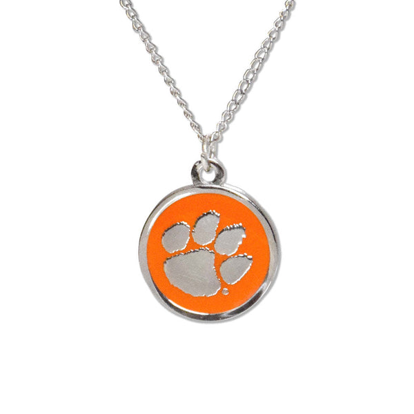 Fan Frenzy Gifts Clemson Tigers Officially Licensed Cutout Necklace
