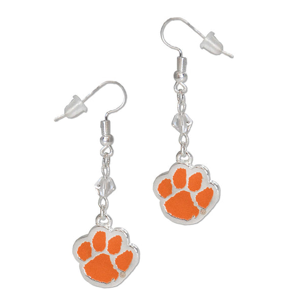 Fan Frenzy Gifts Clemson Tigers Officially Licensed Fan Dangle Earrings