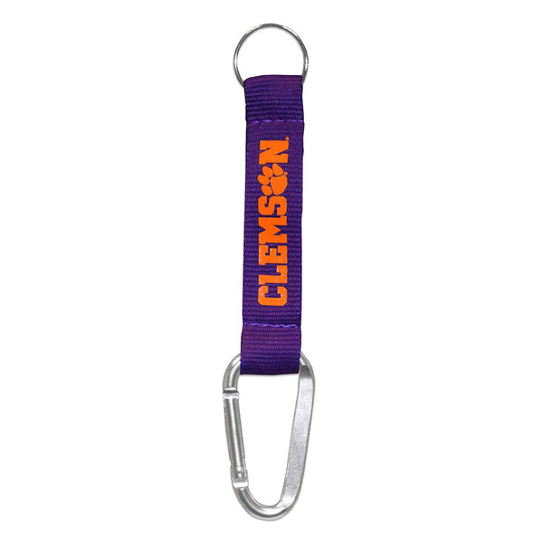 Fan Frenzy Gifts Clemson Tigers Officially Licensed Lanyard Keytag