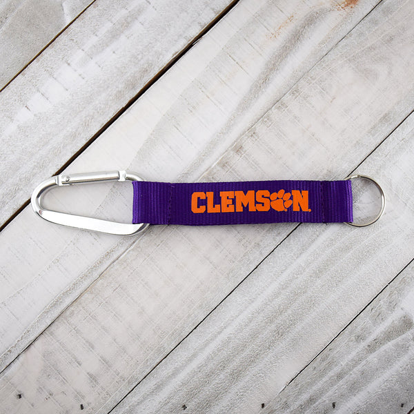 Fan Frenzy Gifts Clemson Tigers Officially Licensed Lanyard Keytag