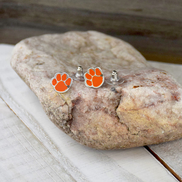 Fan Frenzy Gifts Clemson Tigers Officially Licensed Post Earrings