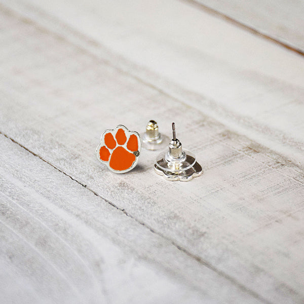 Fan Frenzy Gifts Clemson Tigers Officially Licensed Post Earrings