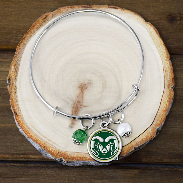 Fan Frenzy Gifts Colorado State Rams Officially Licensed Bangle Bracelet