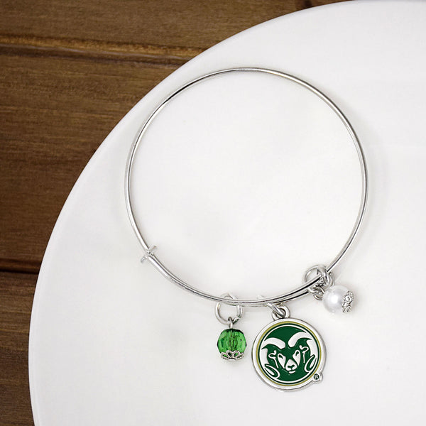 Fan Frenzy Gifts Colorado State Rams Officially Licensed Bangle Bracelet