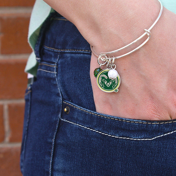 Fan Frenzy Gifts Colorado State Rams Officially Licensed Bangle Bracelet