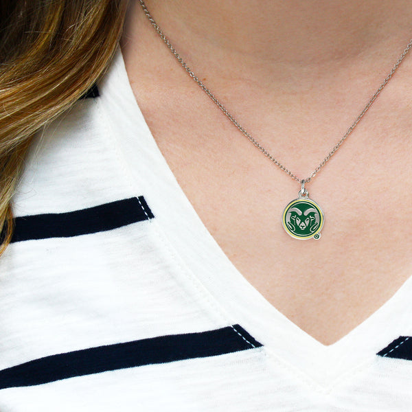 Fan Frenzy Gifts Colorado State Rams Officially Licensed Fan Necklace