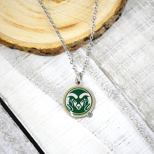 Fan Frenzy Gifts Colorado State Rams Officially Licensed Fan Necklace