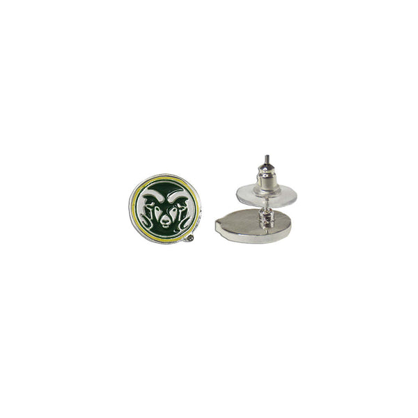 Fan Frenzy Gifts Colorado State Rams Officially Licensed Post Earrings