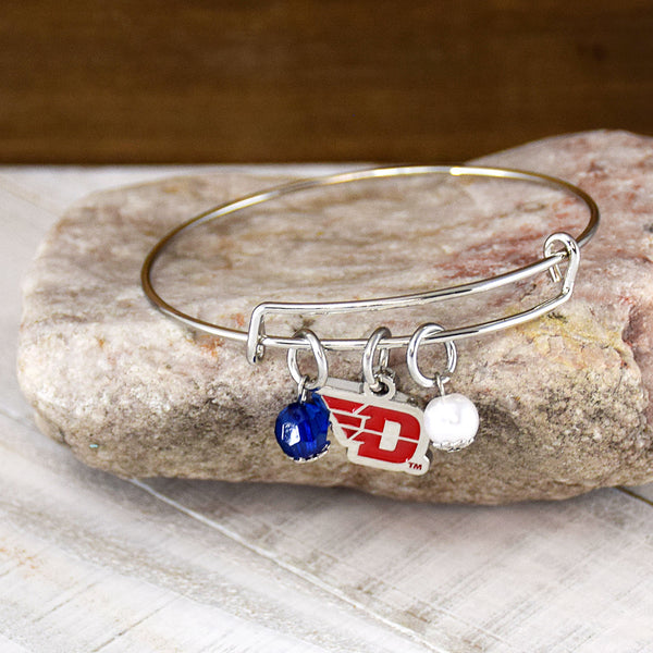 Fan Frenzy Gifts Dayton Flyers Officially Licensed Bangle Bracelet