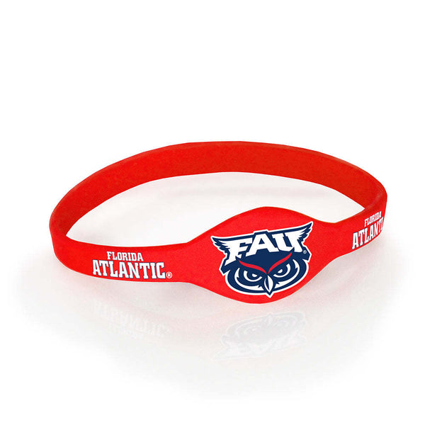 Fan Frenzy Gifts Florida Atlantic Owls Officially Licensed Silicone Bracelet