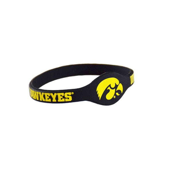 Fan Frenzy Gifts Iowa Hawkeyes Officially Licensed Silicone Bracelet