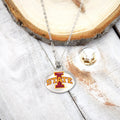 Iowa St. Fan Neckalce