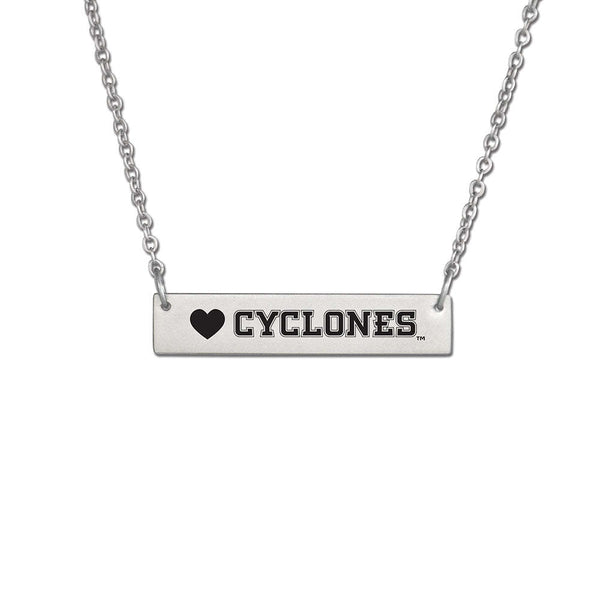 Fan Frenzy Gifts Iowa State Cyclones Officially Licensed Bar Necklace