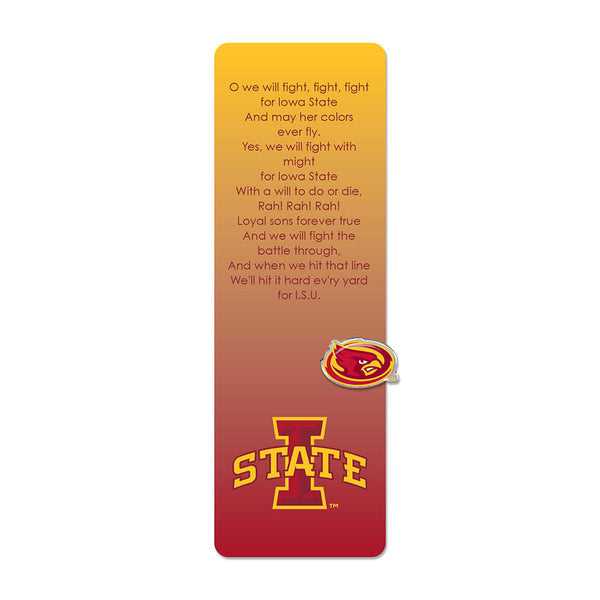 Fan Frenzy Gifts Iowa State Cyclones Officially Licensed Fight Song Bookmark and Pin