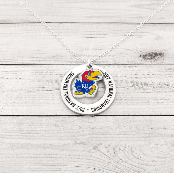 Kansas National Championship Fan Necklace
