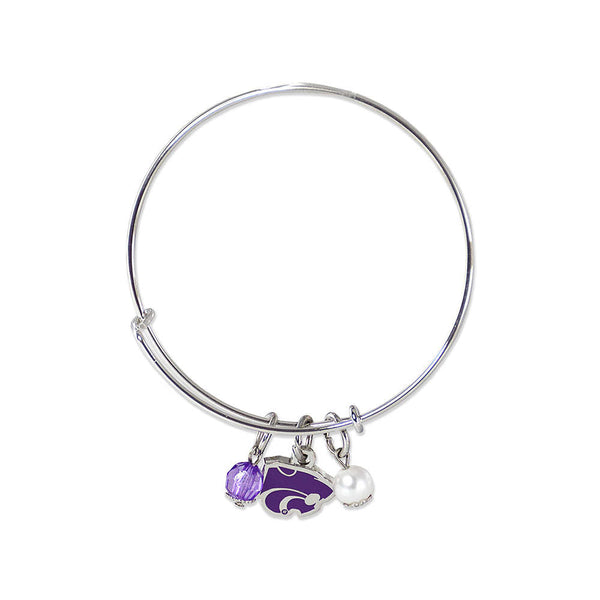 Fan Frenzy Gifts Kansas State Wildcats Officially Licensed Bangle Bracelet