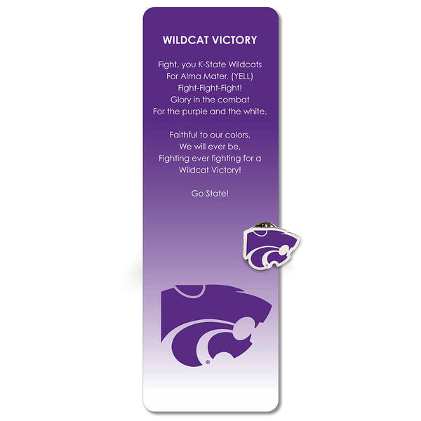 Fan Frenzy Gifts Kansas State Wildcats Officially Licensed Fight Song Bookmark and Pin