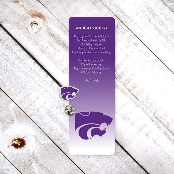 Fan Frenzy Gifts Kansas State Wildcats Officially Licensed Fight Song Bookmark and Pin