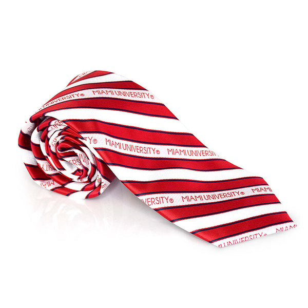 Fan Frenzy Miami Ohio Redhawks Officially Licensed 62" Microfiber Men's Tie