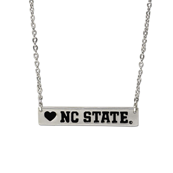 Fan Frenzy Gifts North Carolina State Wolfpack Officially Licensed Bar Necklace