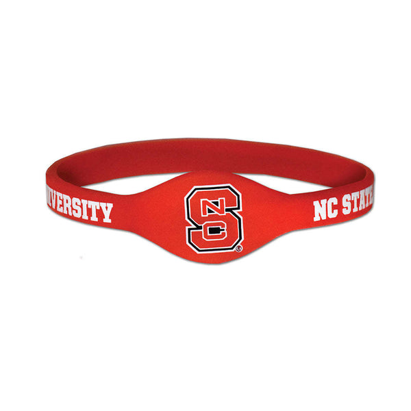 Fan Frenzy Gifts North Carolina State Wolfpack Officially Licensed Silicone Bracelet
