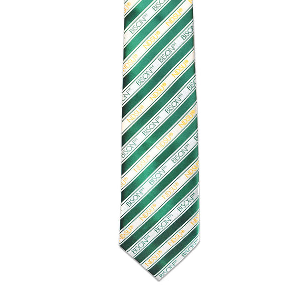 Fan Frenzy North Dakota State Bison Officially Licensed 62" Microfiber Men's Tie