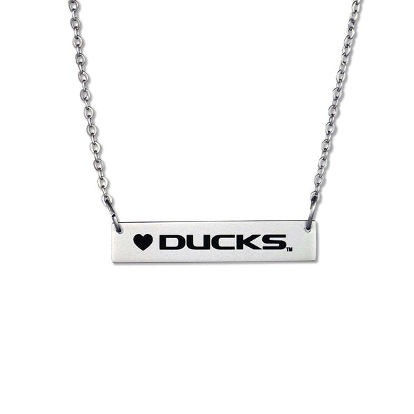 Fan Frenzy Gifts Oregon Ducks Officially Licensed Bar Necklace