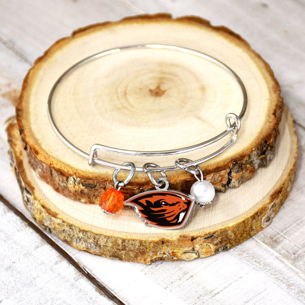 Fan Frenzy Gifts Oregon State Beavers Officially Licensed Bangle Bracelet