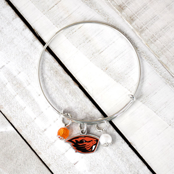 Fan Frenzy Gifts Oregon State Beavers Officially Licensed Bangle Bracelet