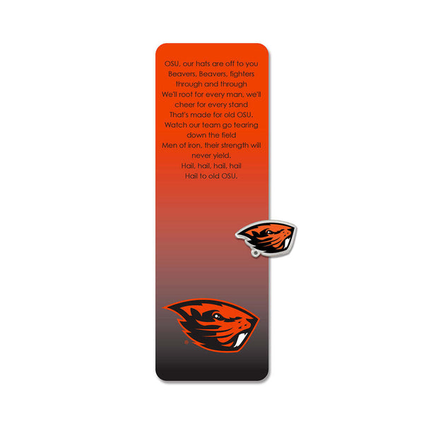 Fan Frenzy Gifts Oregon State Beavers Officially Licensed Fight Song Bookmark and Pin
