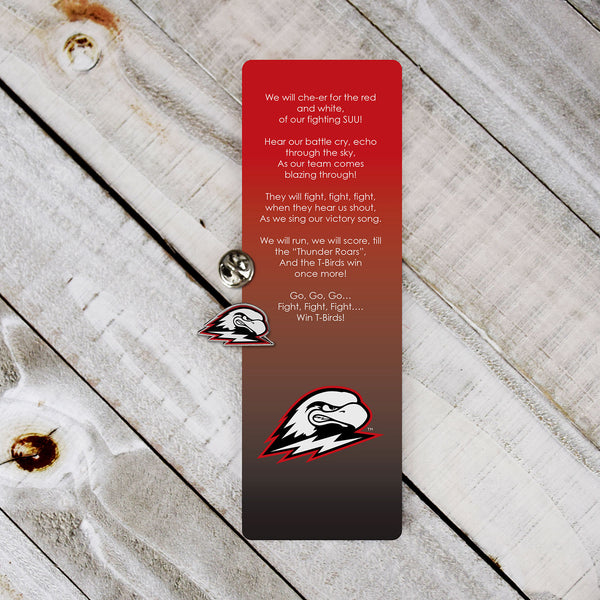 Fan Frenzy Gifts Southern Utah Thunderbirds Officially Licensed Fight Song Bookmark and Pin