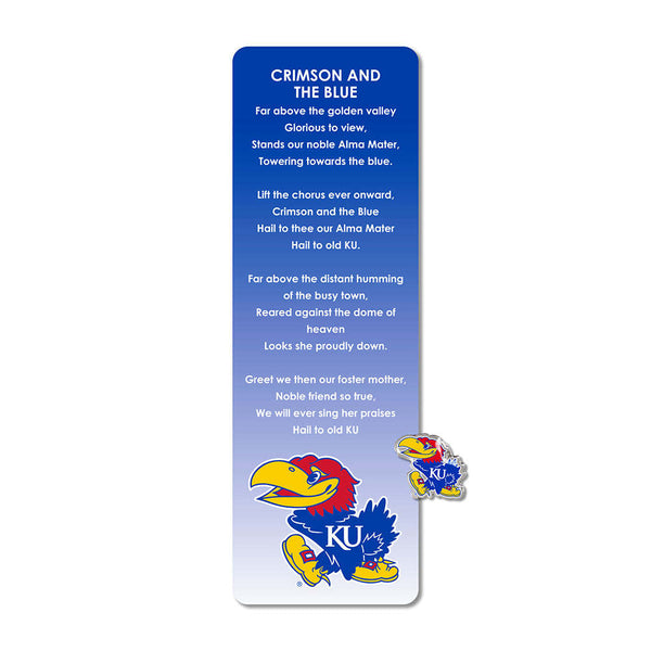 Fan Frenzy Gifts Kansas Jayhawks Officially Licensed Fight Song Bookmark & Pin