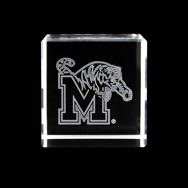 Fan Frenzy Gifts University of Memphis Tigers Crystal Cube