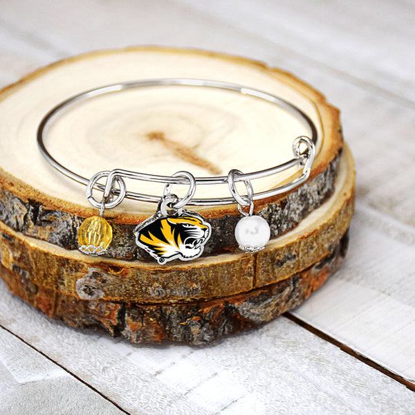 Fan Frenzy Gifts Missouri Tigers Officially Licensed Bangle Bracelet