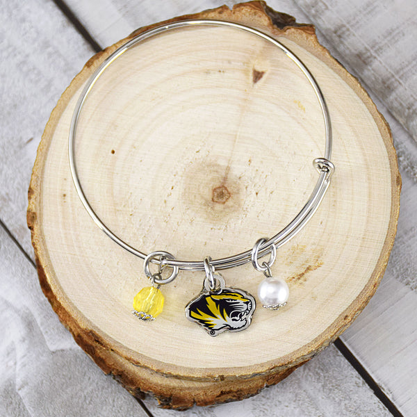 Fan Frenzy Gifts Missouri Tigers Officially Licensed Bangle Bracelet