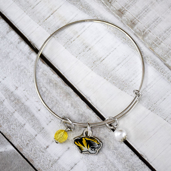 Fan Frenzy Gifts Missouri Tigers Officially Licensed Bangle Bracelet