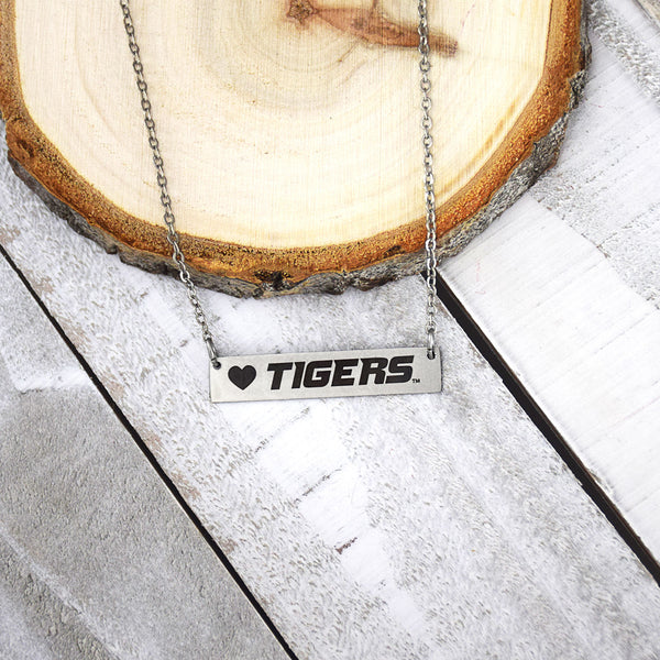 Fan Frenzy Gifts Missouri Tigers Officially Licensed Bar Necklace
