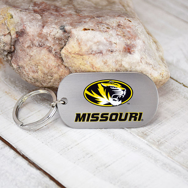 Fan Frenzy Gifts Missouri Tigers Officially Licensed Keytag