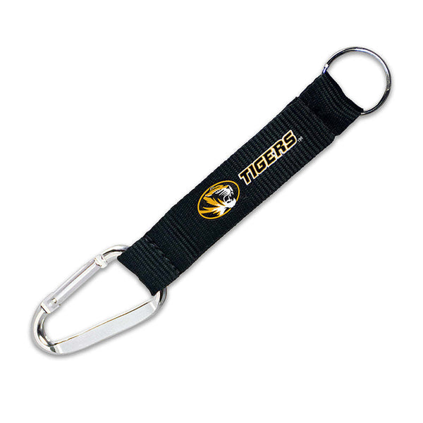 Fan Frenzy Gifts Missouri Tigers Officially Licensed Lanyard Keytag